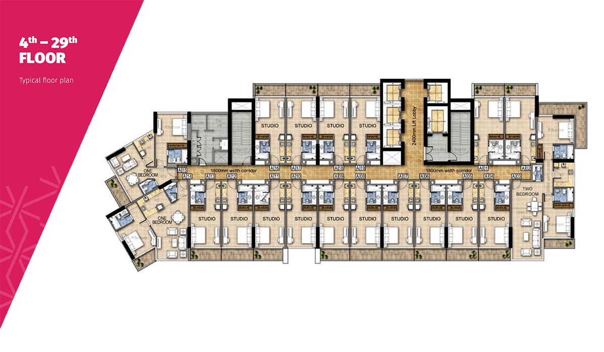 4-29th Floor Typical Floor Plan