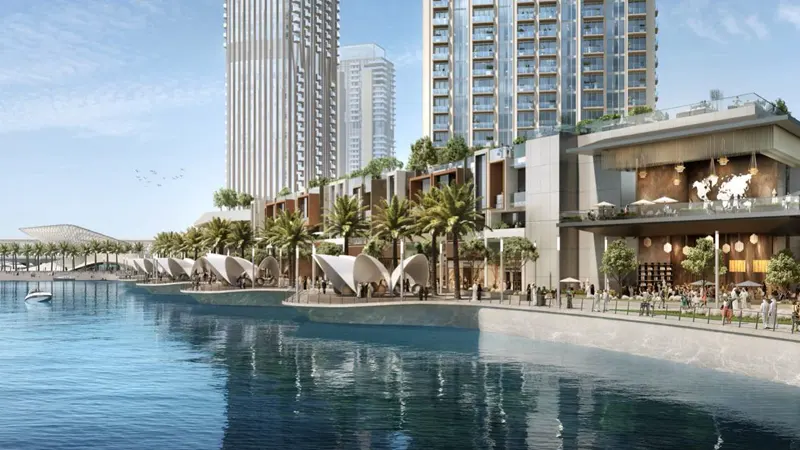 Aeon-Dubai Creek Harbour-Canal View