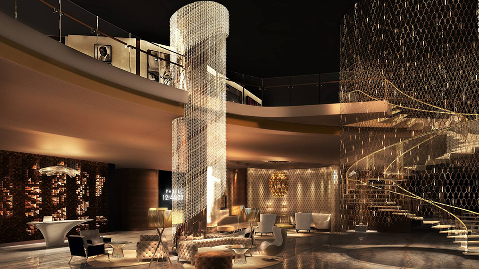 Internal view of Damac Towers by Paramount