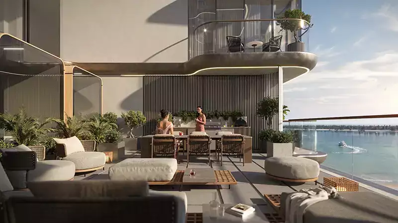 Private Courtyard | Treppan Serenique Residences