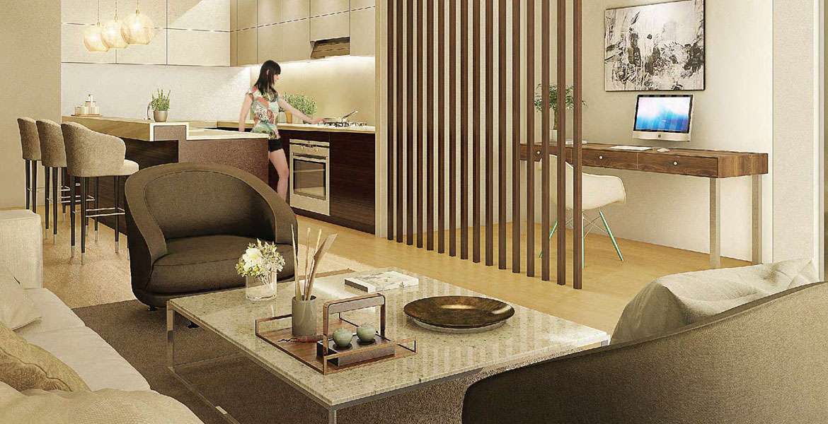 Q Gardens Boutique Residences-Living Area