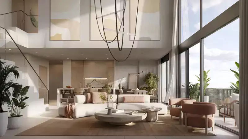 Spacious Living Area | Distrikt at Ghaf Woods