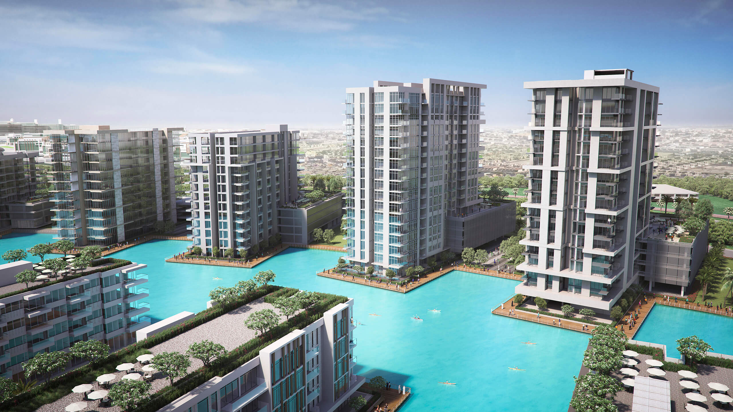 Apartments with lagoon view for sale in Residences 6 at District One