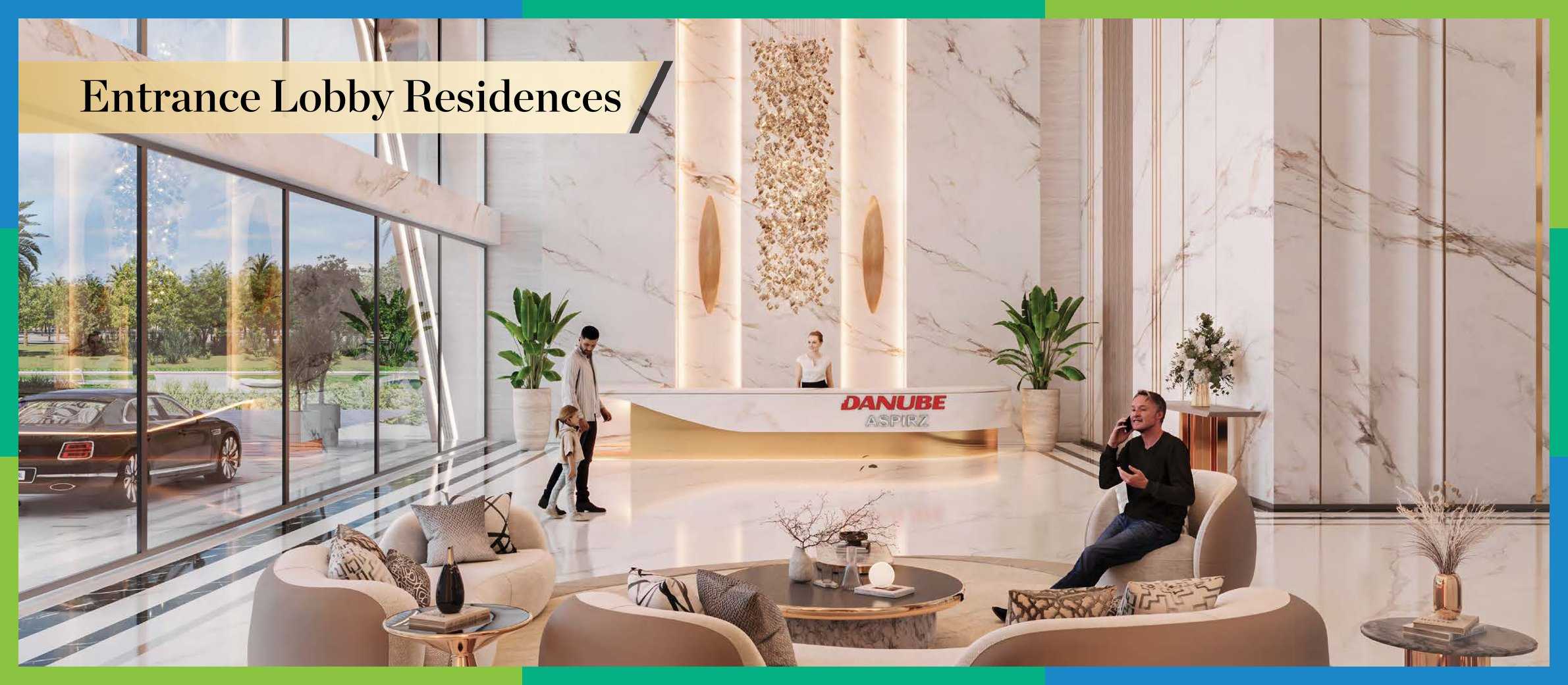 Aspirz by Danube | Entrance Lobby Residence