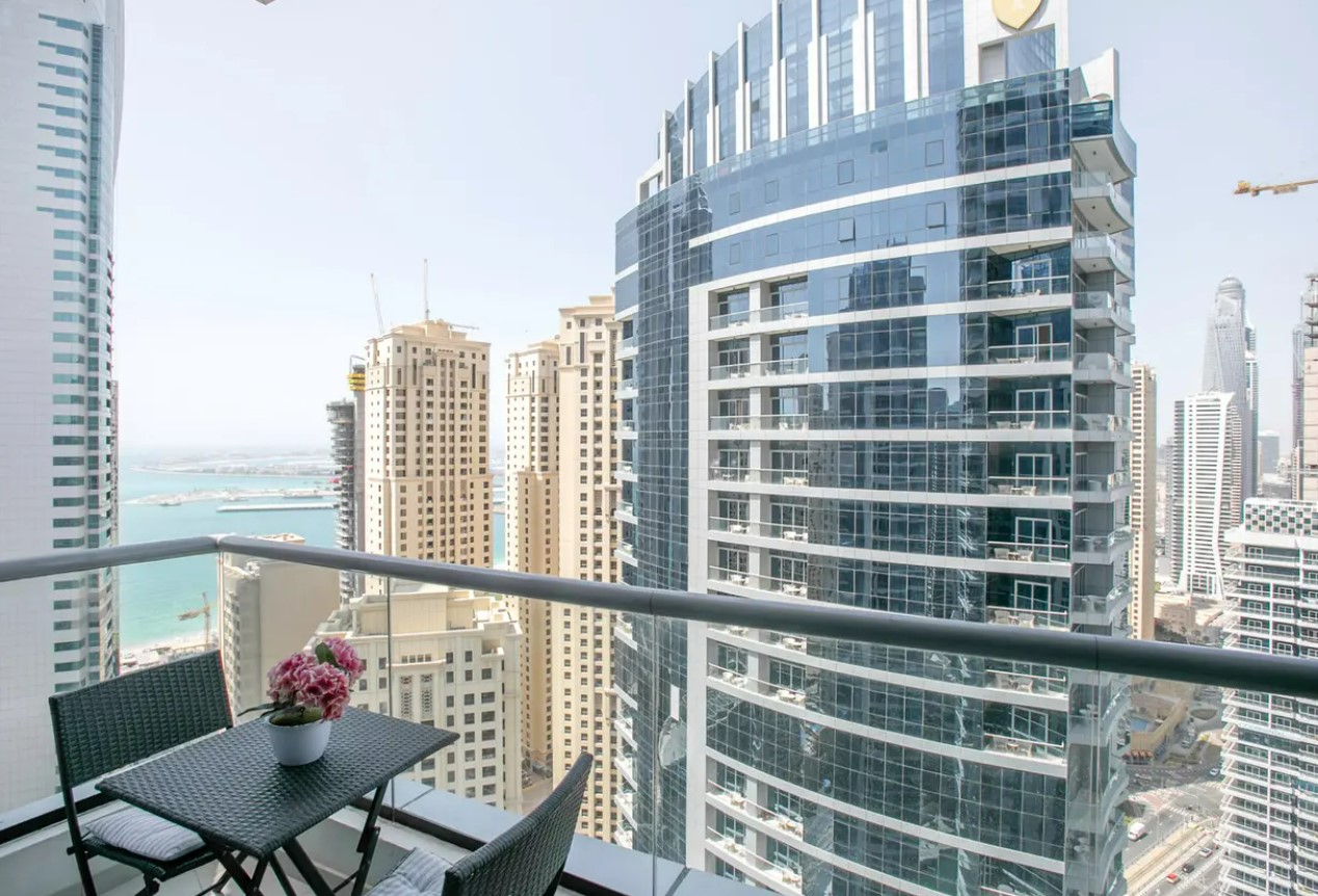 Balcony view from Bay Central West Tower