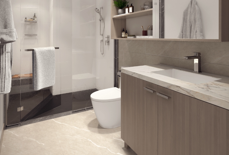 Bathroom in Harrington House