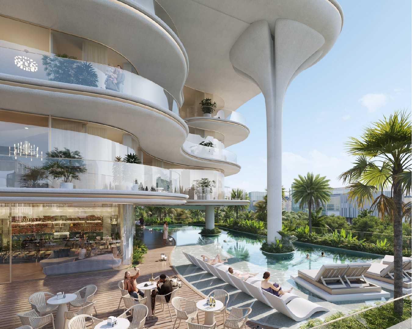 Beach Walk Residence 2 | Spacious Area