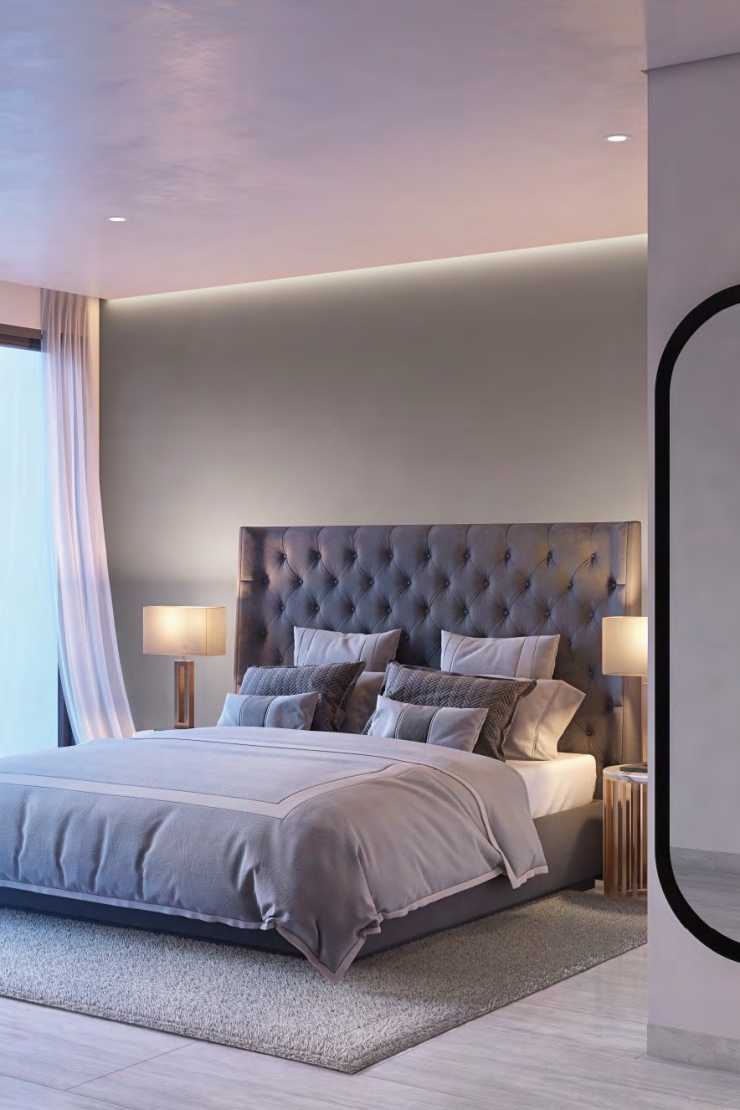Bedroom in Tower at Peninsula five