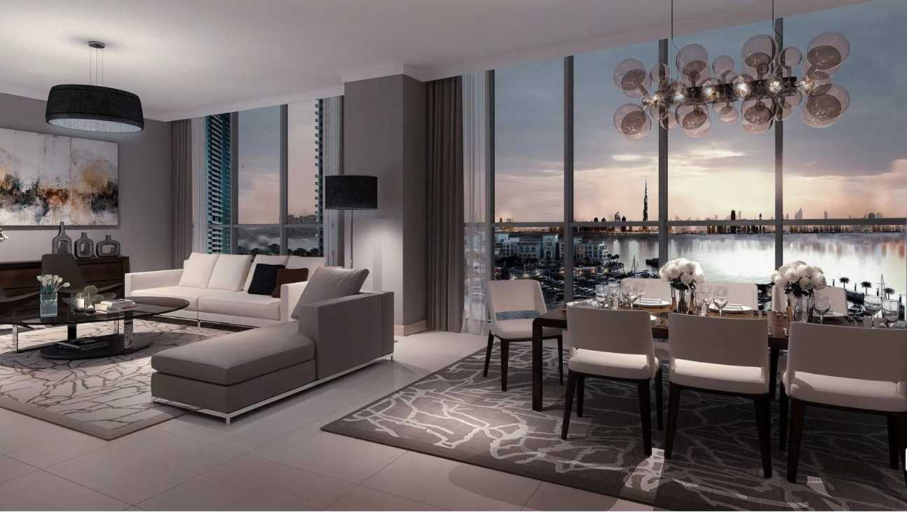 DUBAI CREEK RESIDENCES SOUTH TOWER 1-LIVING