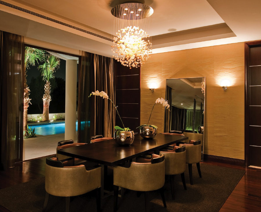 Dining area in Sanctuary Falls