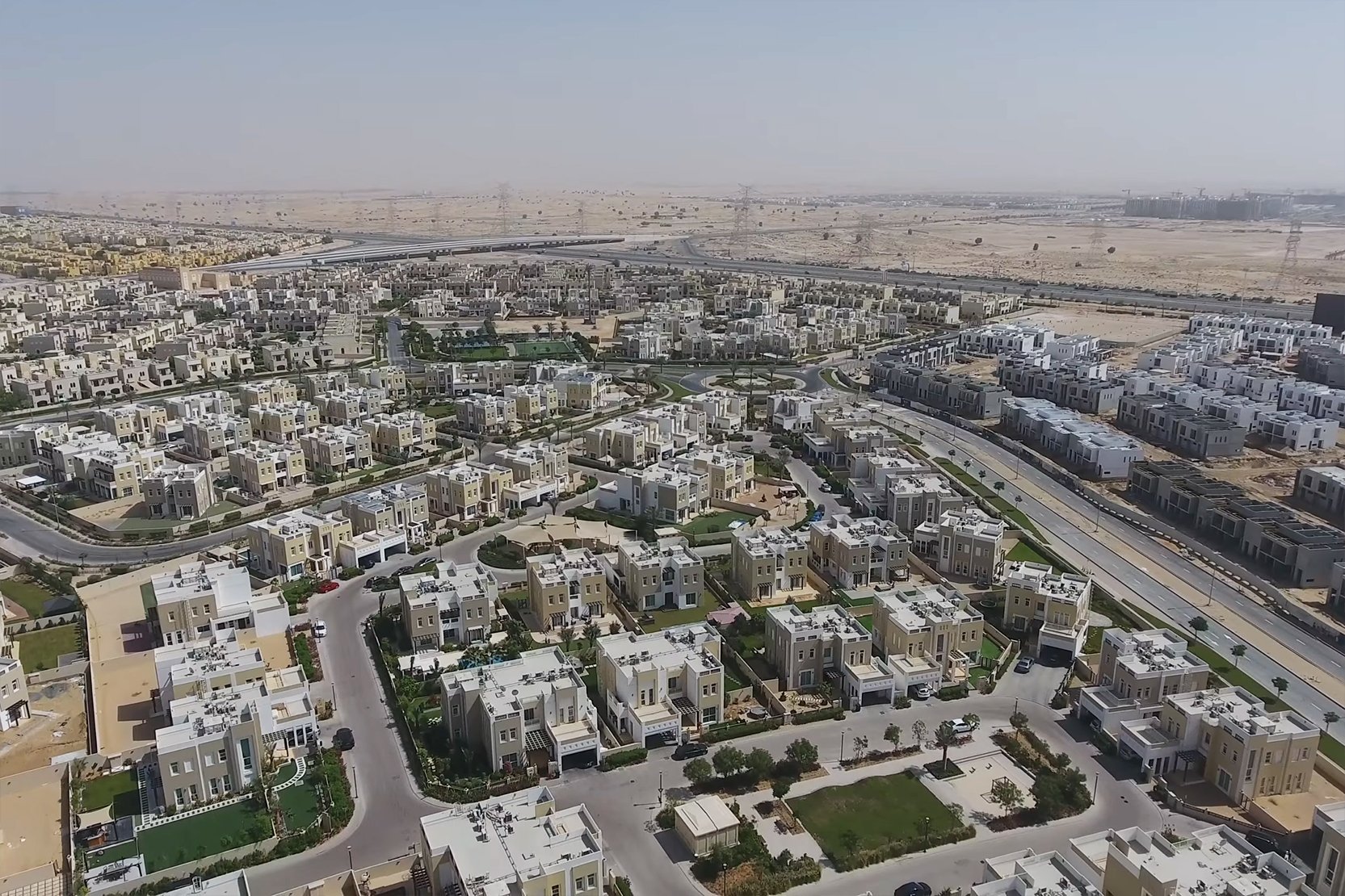 Drone View Rahat Villas at Mudon