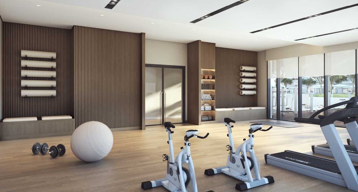 Gym in Beach mansion Tower 2