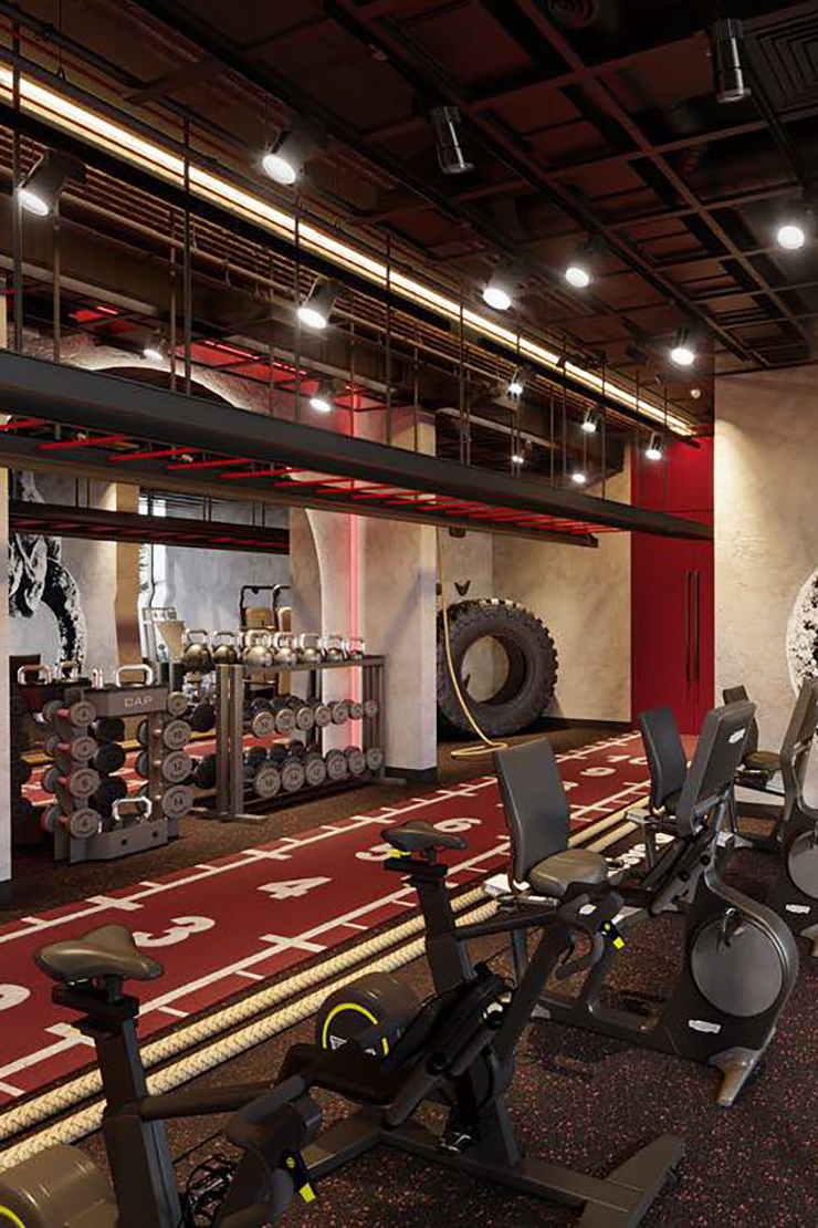 Gym in Loci Residences