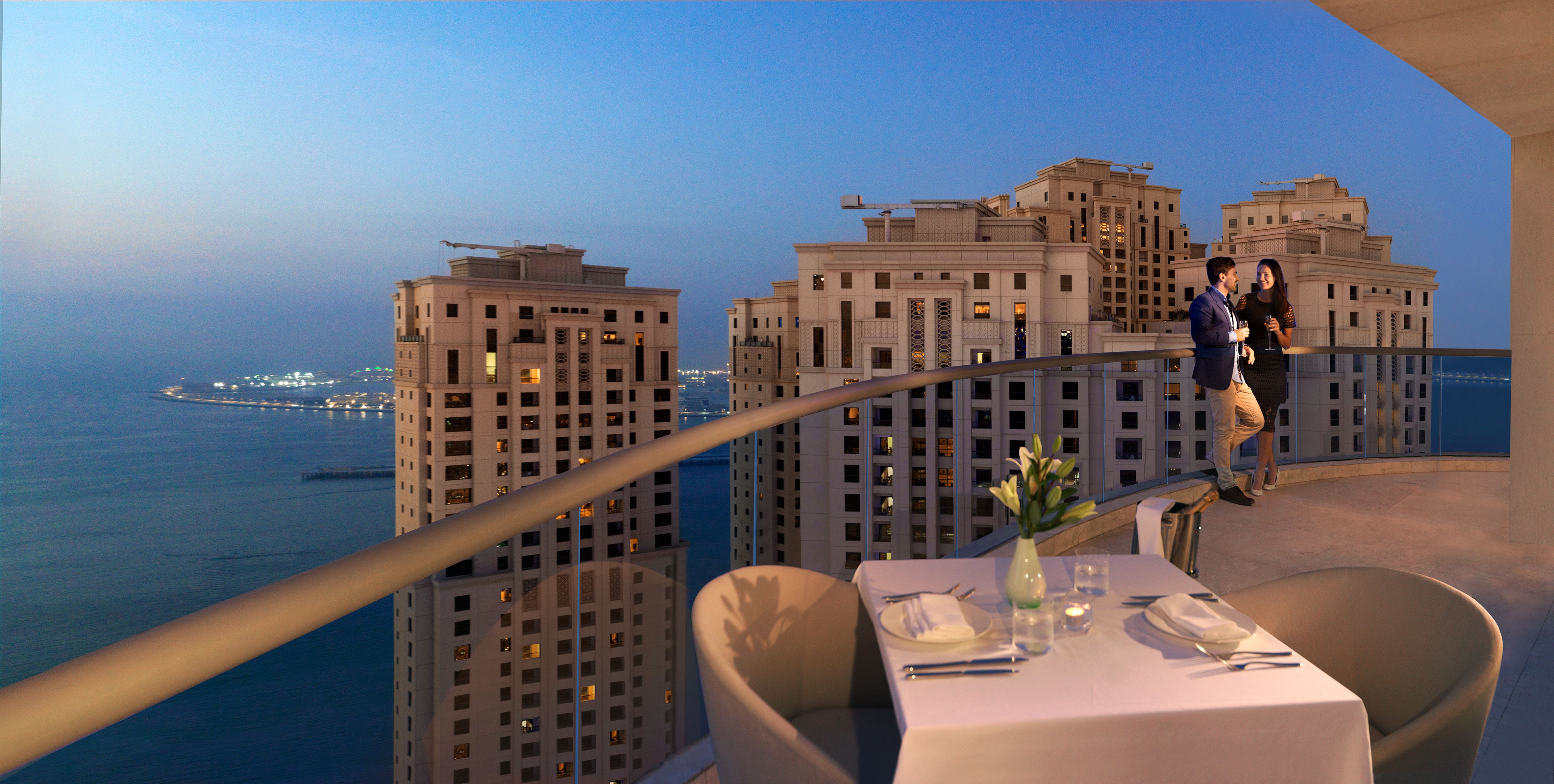 Intercontinental Dubai balcony