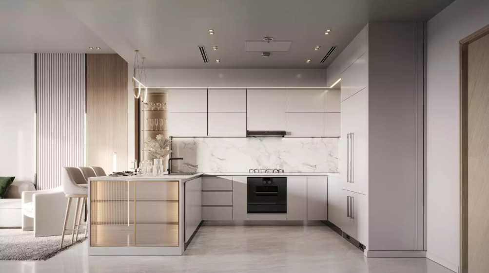 Kitchen Area | Binghatti House JVC