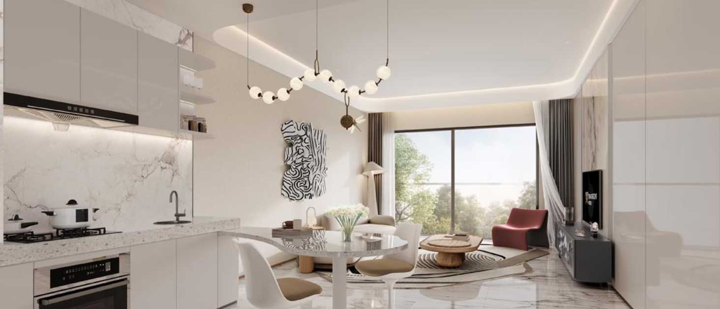 Kitchen and dining area