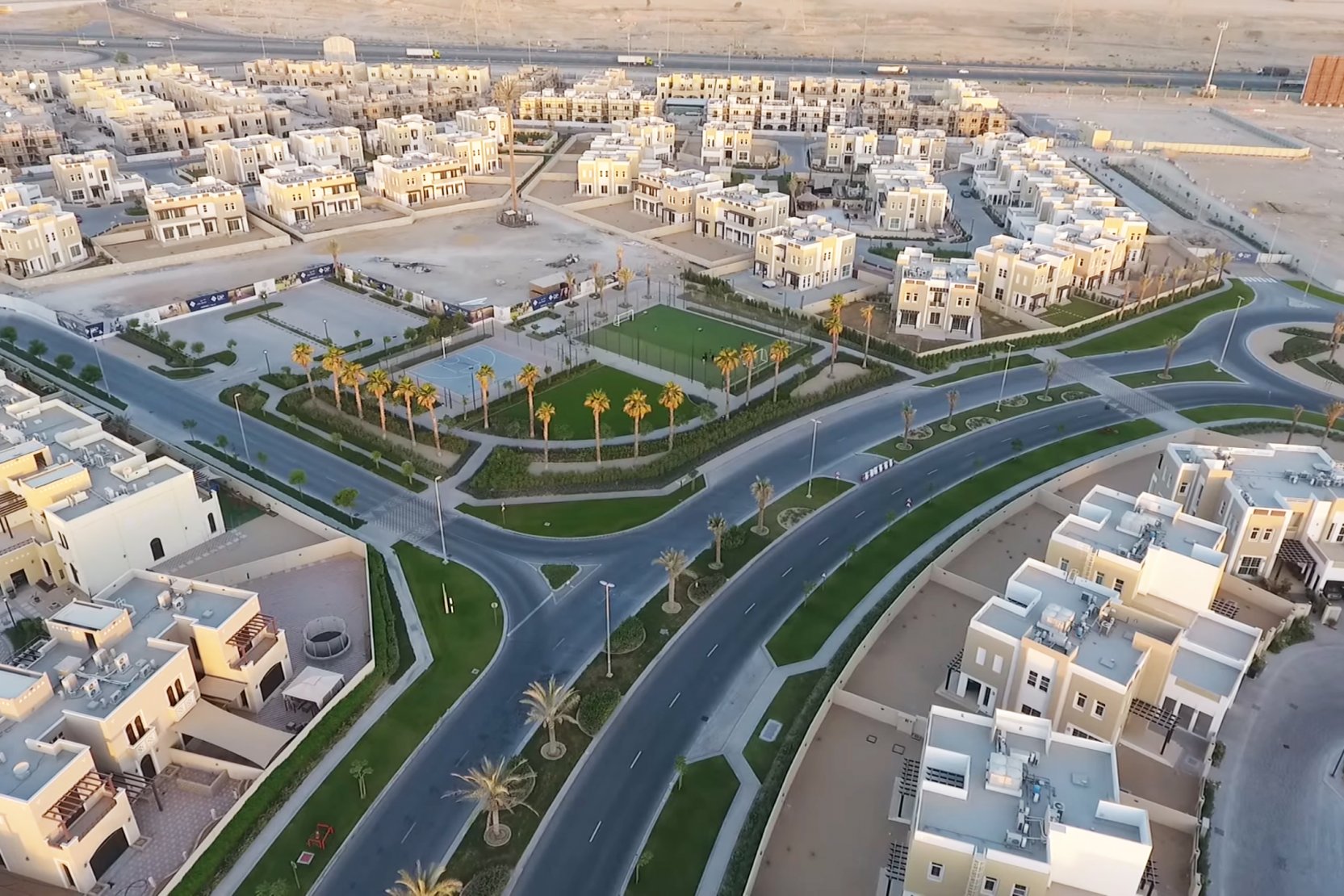 Landscpaed gardens in Al NAseem B