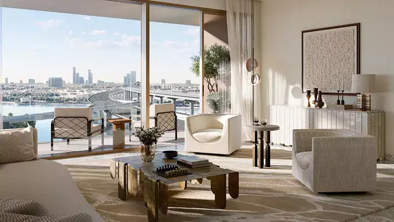 Living Area-Palace Residences Creek Blue Building 2