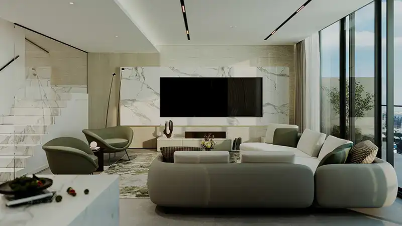 Living Room-Norah Residence