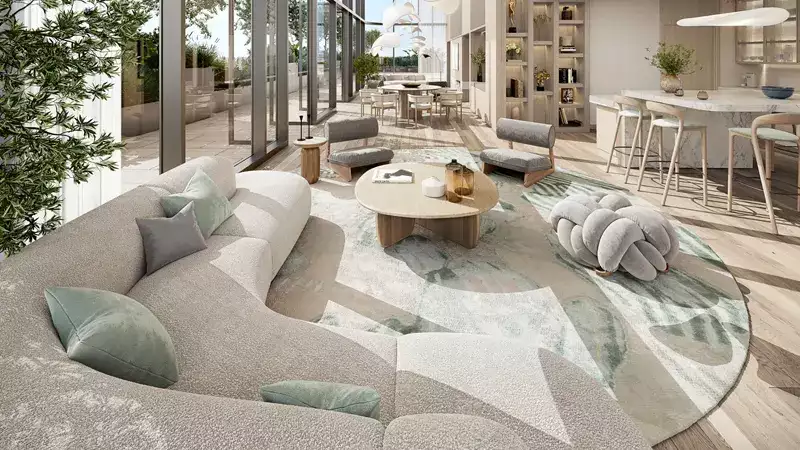 Living Room-One River Point
