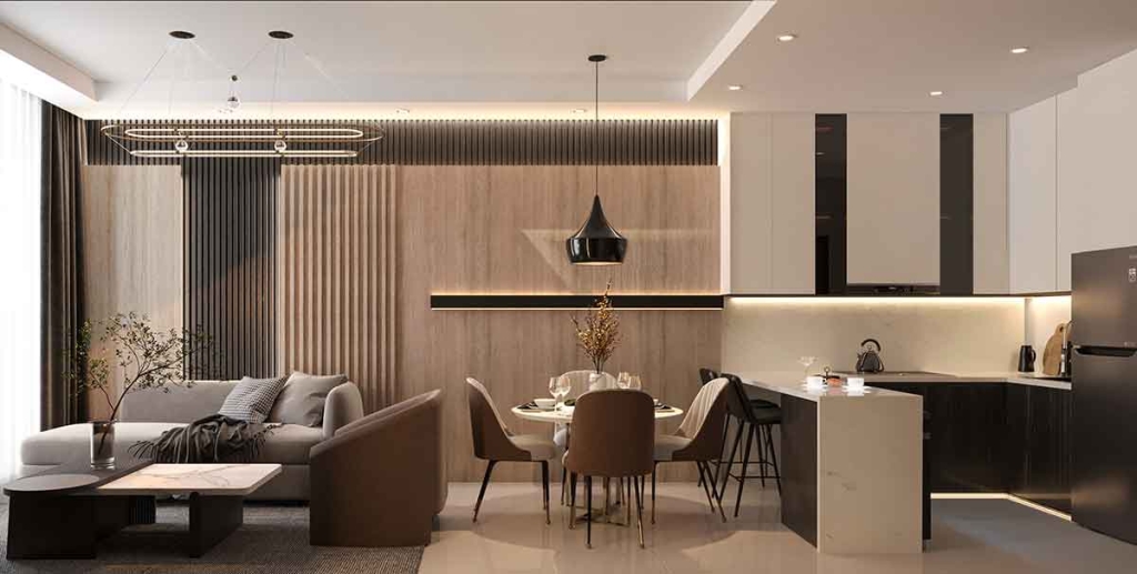 Living area  in Viewz by Danube 2