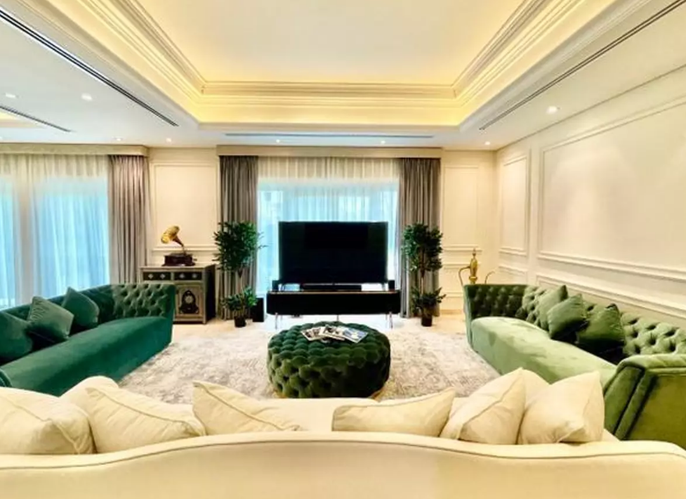 Living area in Makeen Al Furjan Villas