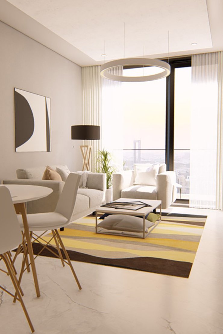 Living area in Sepco 3 Residence 1