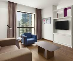 Living area of Hawthorn Hotel & Suites by Wyndham