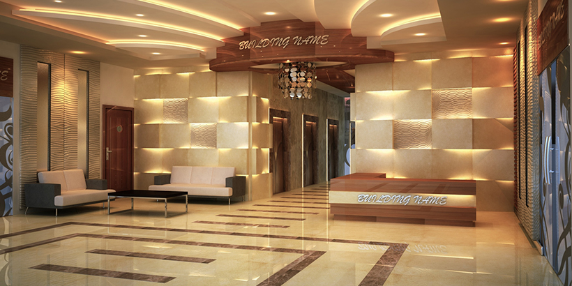 Lobby in Roy Mediterranean Building