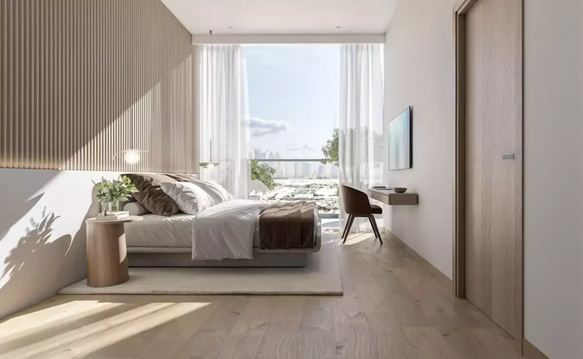 Luxurious living room with panoramic views