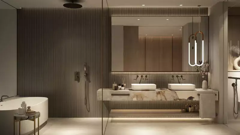 Master Bathrooms_Central Park Plaza Tower B