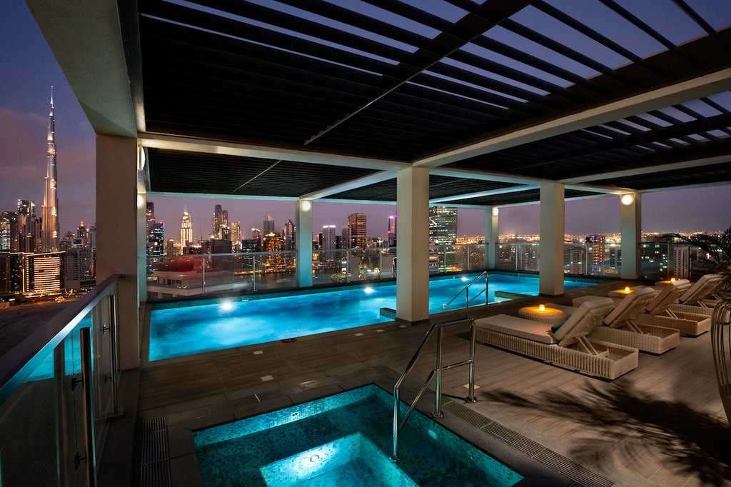 Millennium Atria | Infinity Pool Night View
