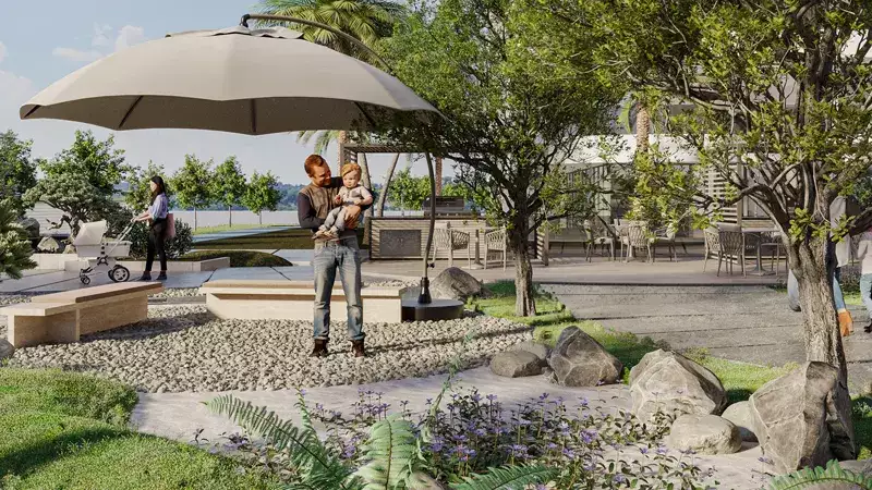 Outdoor Park - Central Downtown Tower D