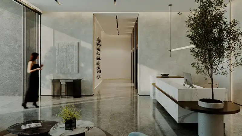 Reception Desk-Norah Residence