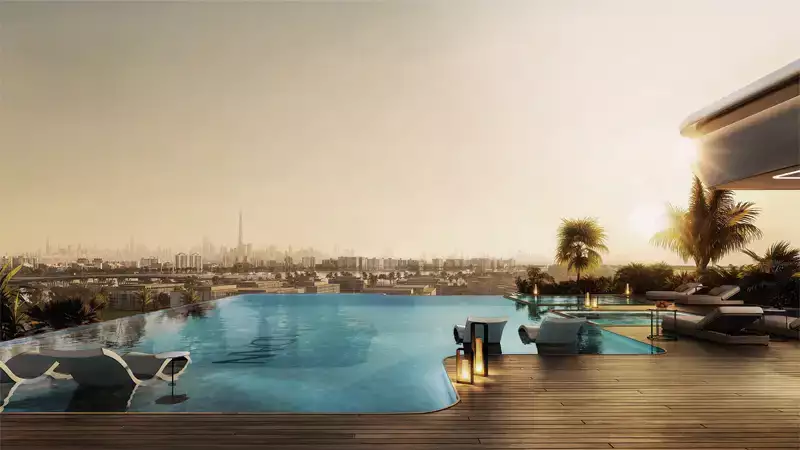Rooftop Infinity Pool | Nuvana by Wadan | Dubai Island | 6