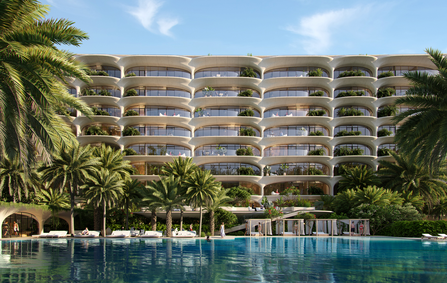 Spacious Apartments with Pool view for sale in Ellington Ocean House