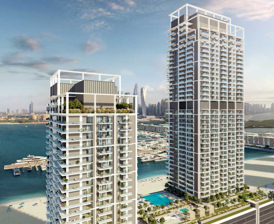 Spacious apartments for sale in Beach mansion Tower 2