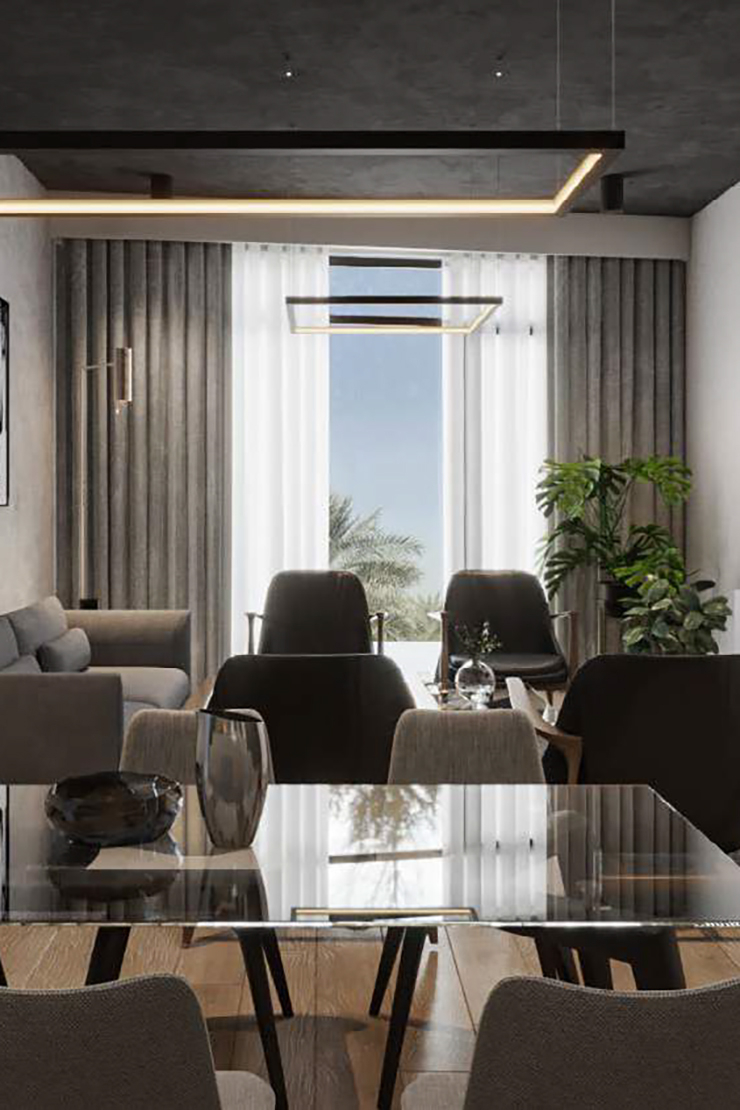 Spacous Living and Dining Areas in Loci Residences