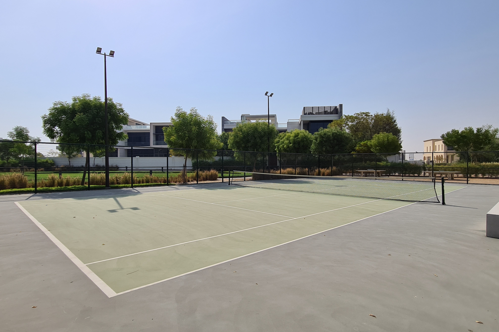Tennis Court in Hills View