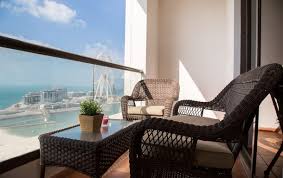 Terrace area of Shams 4 Dubai