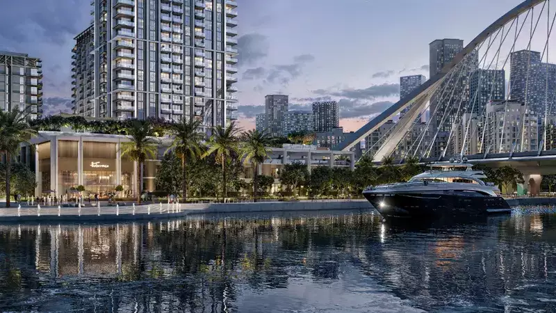 Unparalleled Views of the Creek Canal-Palace Residences Creek Blue Building 2