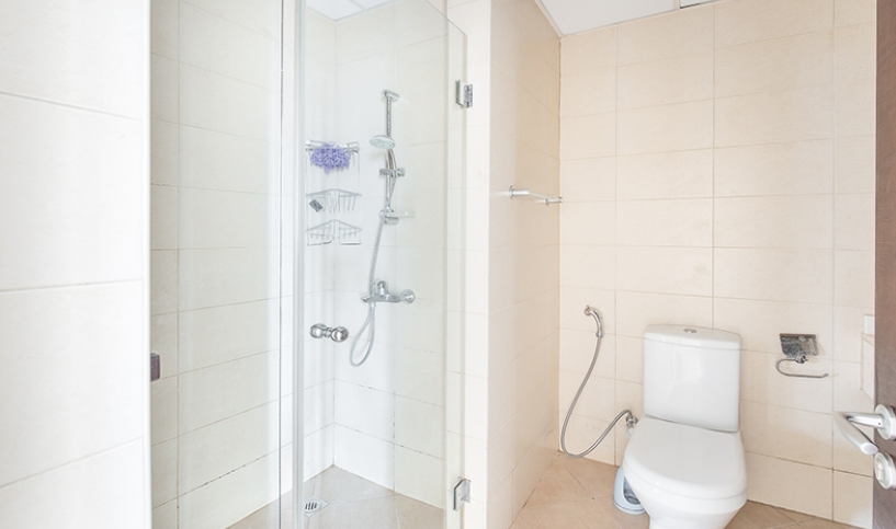masakin Al Furjan Apartment bathroom in Block D