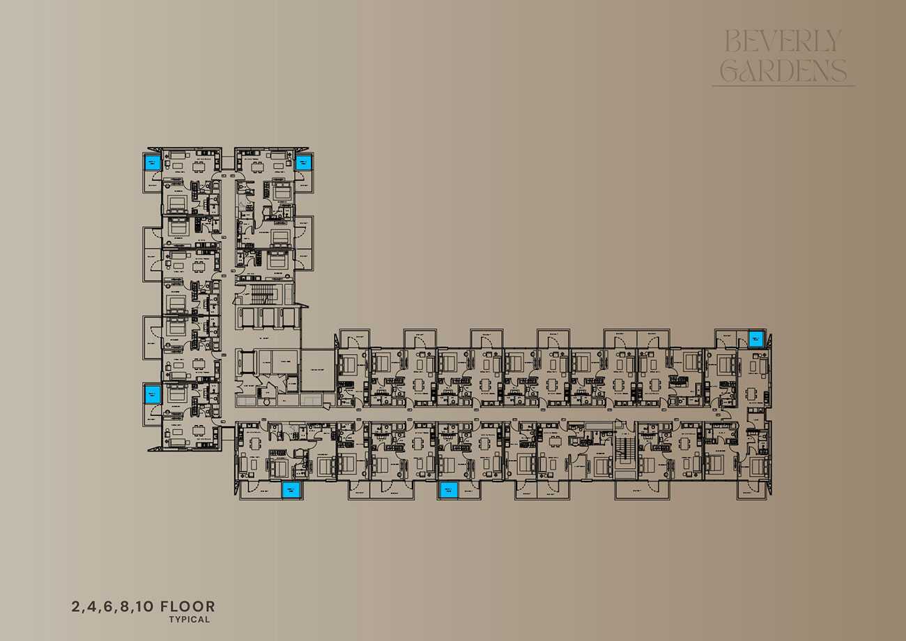 2nd,4th,6th,8th,10th Floor
