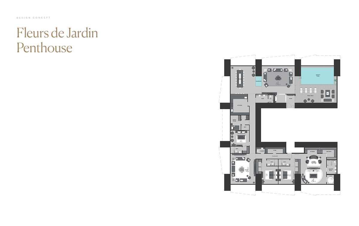 Curated visual reference: Gallery Detail: Burj Binghatti Jacob Co Ultra Luxury 2 3Br Suites Penthouses