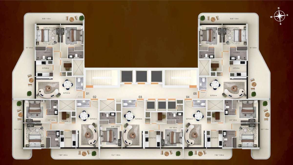 Type 2 - Symbolic Zen Residences