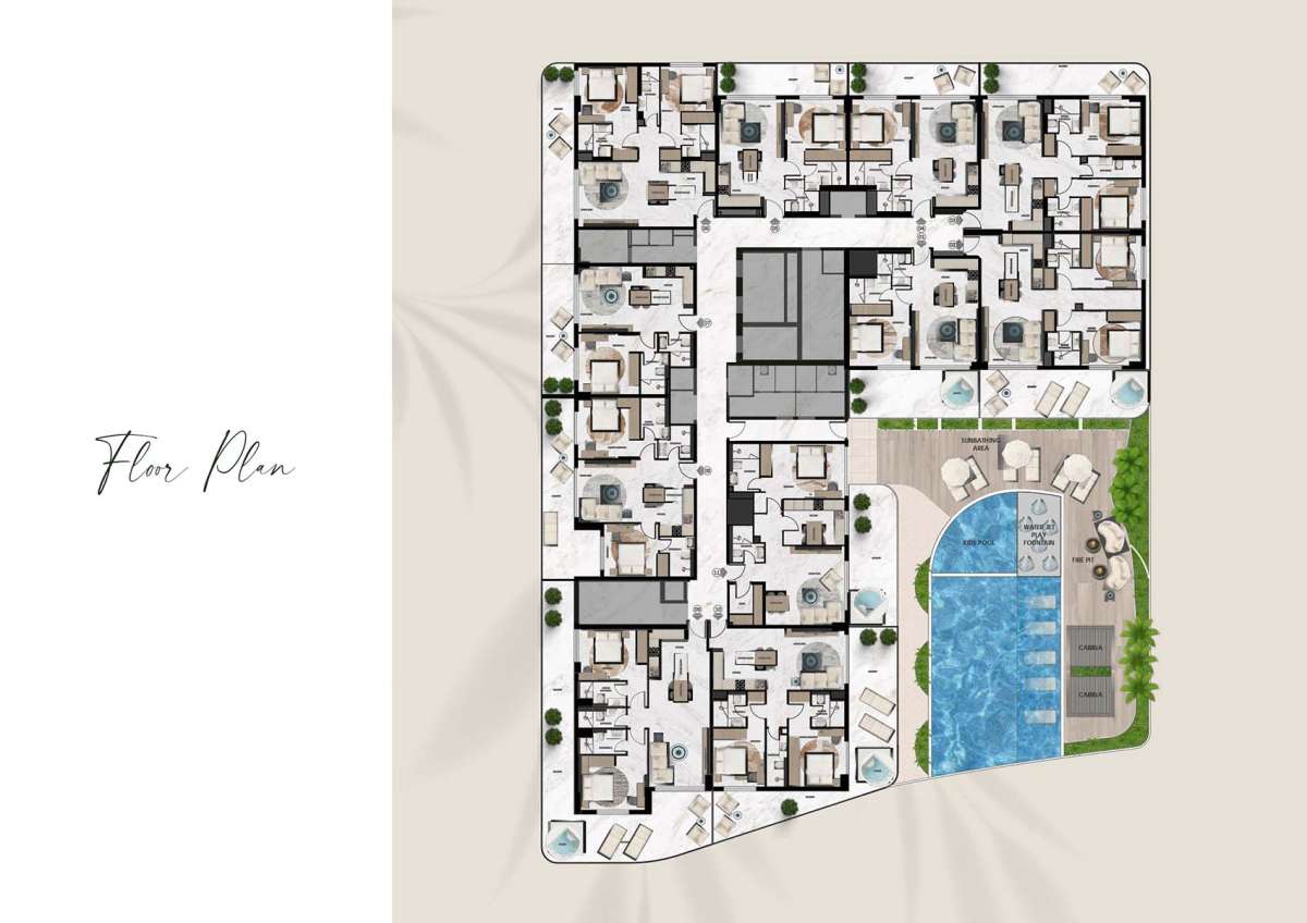 Type 2 - Typical Floor Plan - Aark Terraces