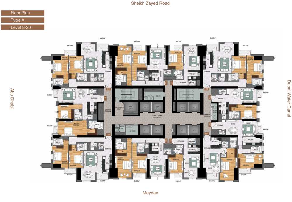 Type A, Level 8-20