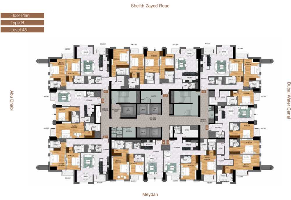 Type B, Level 43