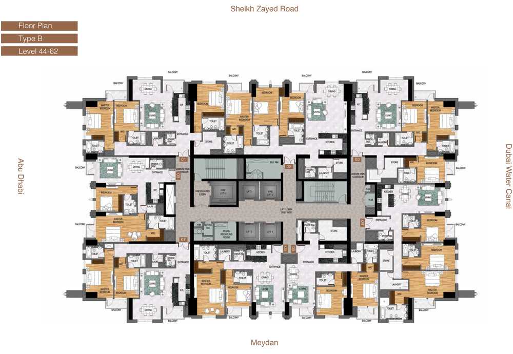 Type B, Level 44-62
