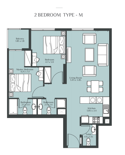 2 BR TYPE M_copy_79